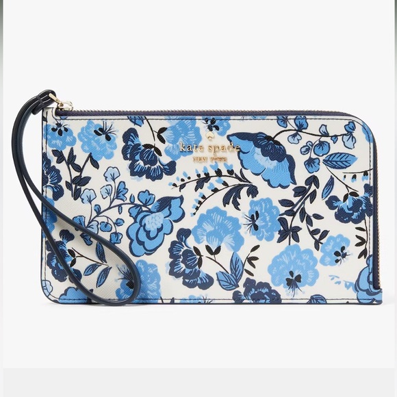 Kate Spade Lucy Vase Floral Medium L Zip Wristlet
Blue Multicolor / vase floral - Picture 2 of 16
